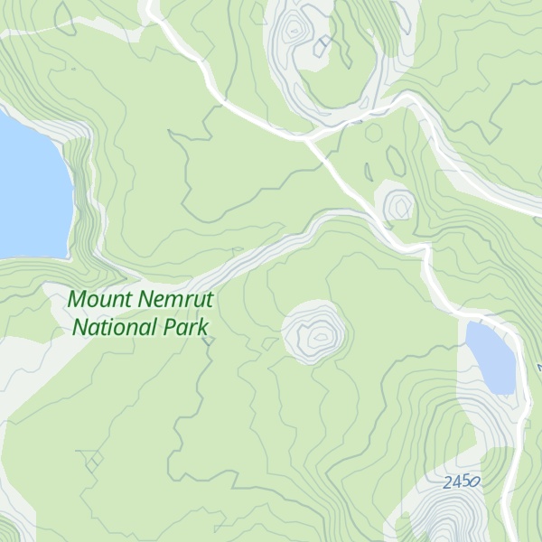 Map of Nemrut Dağı