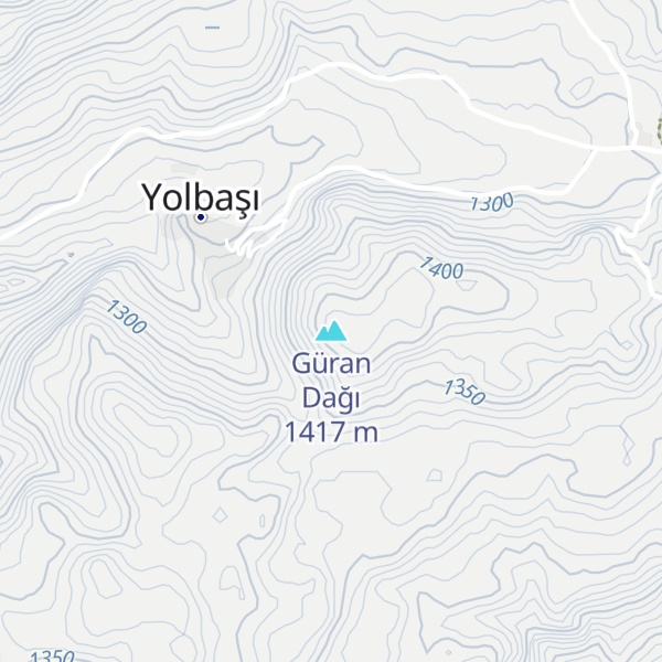 Map of Güran Dağı
