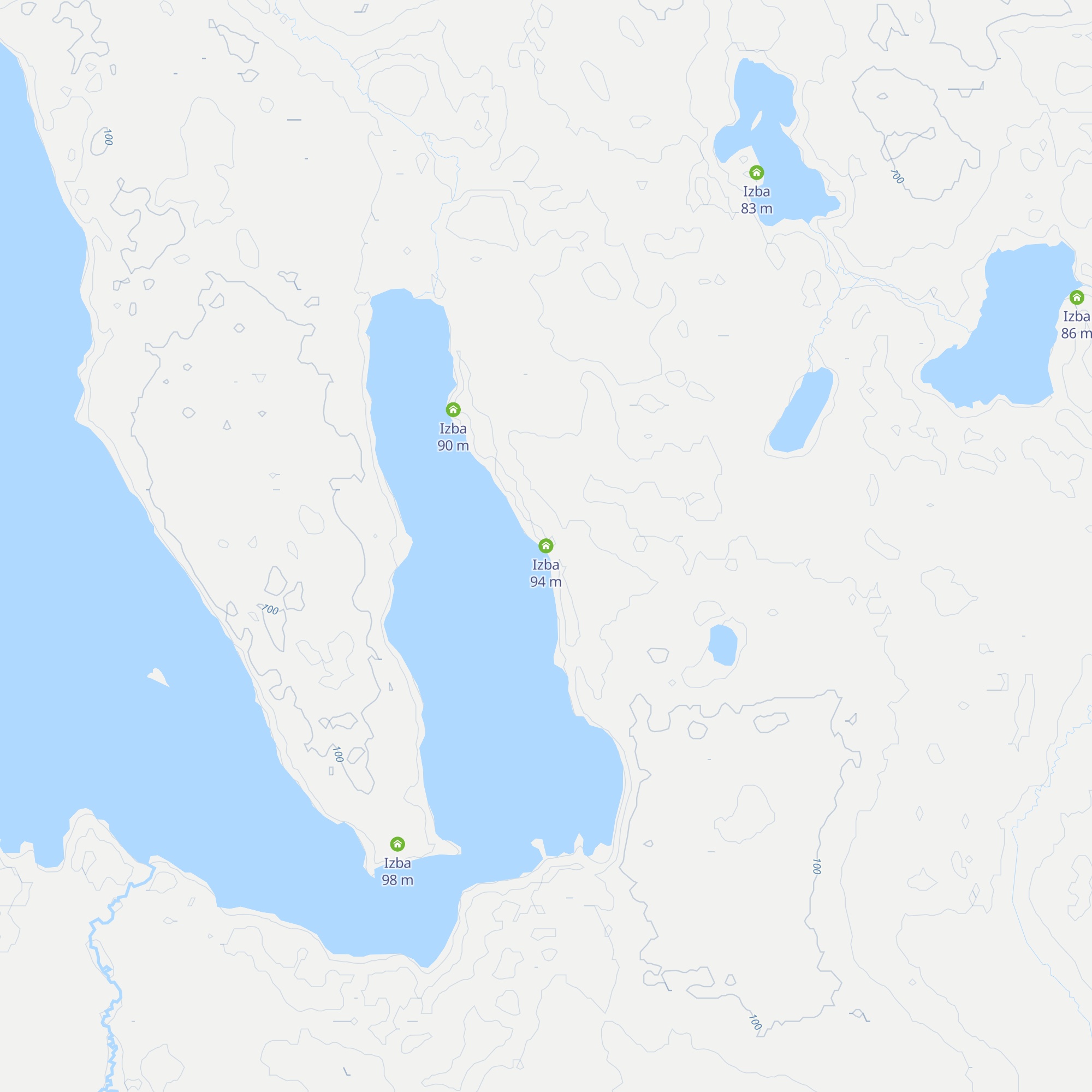 Izba map
