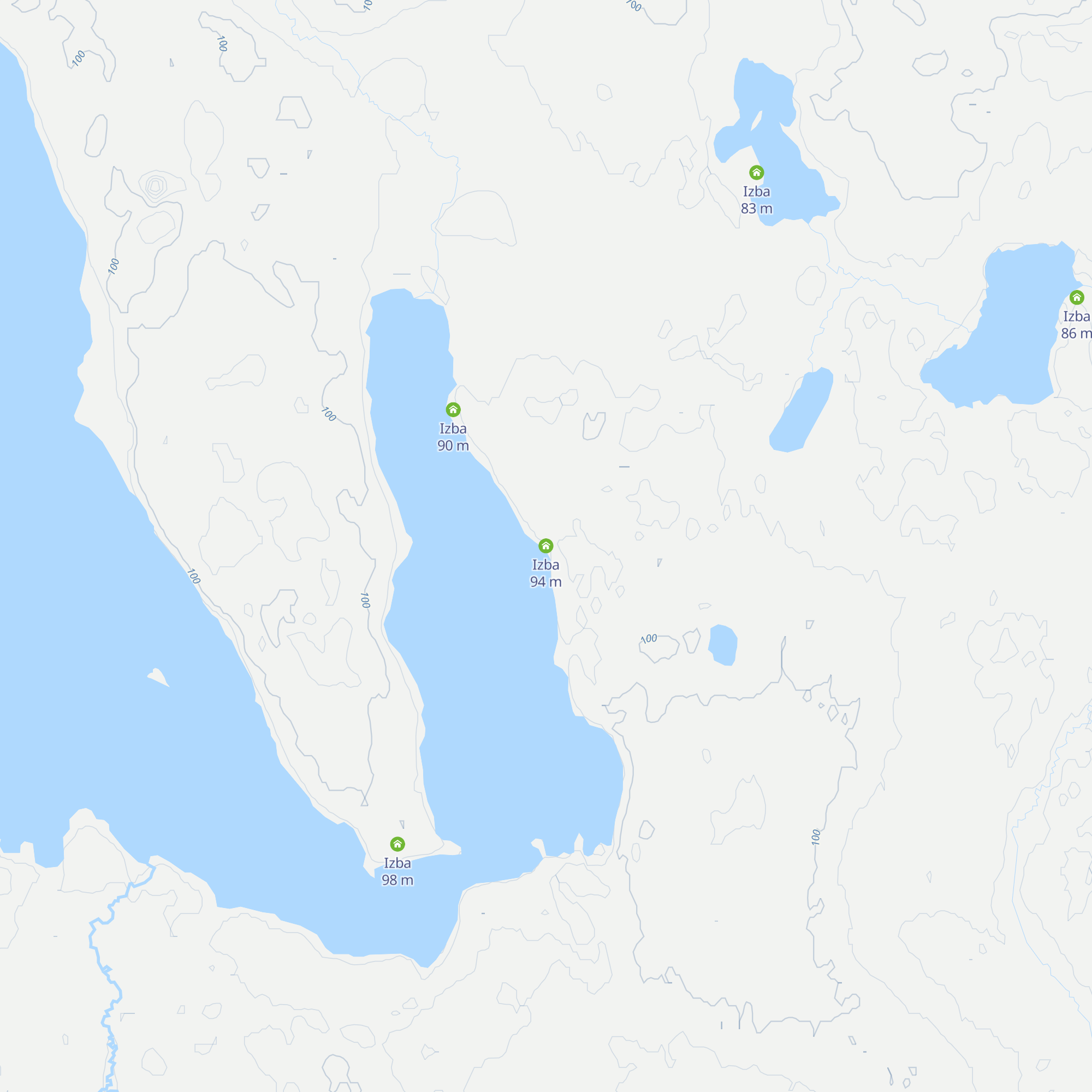 Izba map