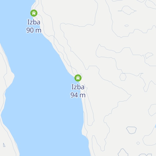 Map of Izba