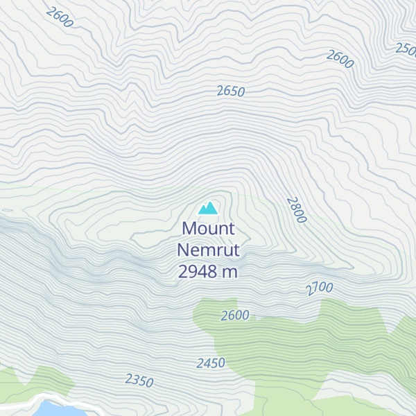Map of Mount Nemrut