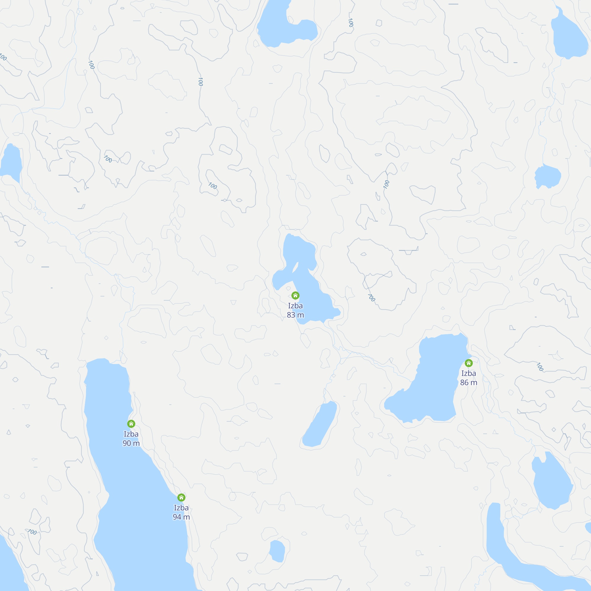 Izba map