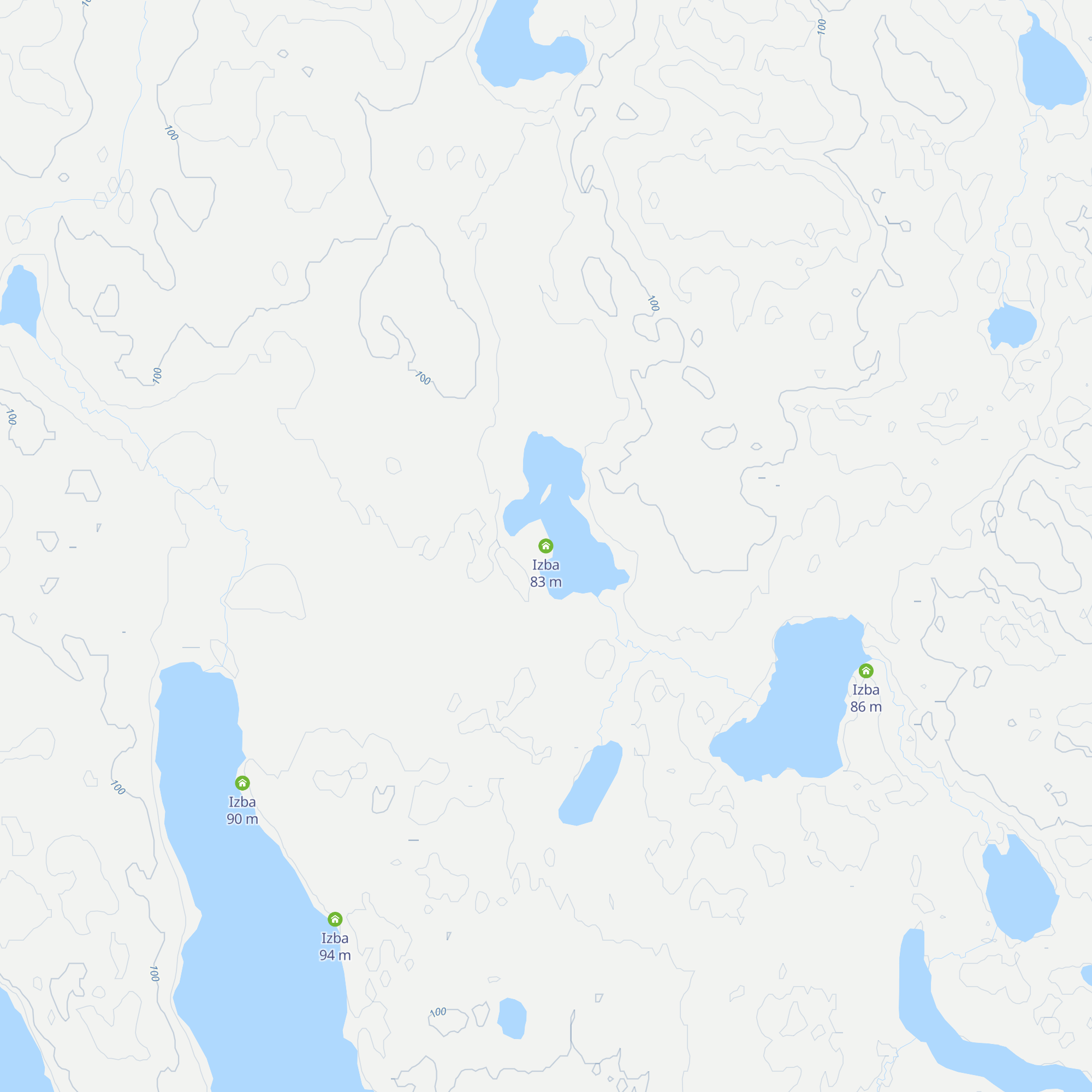 Izba map