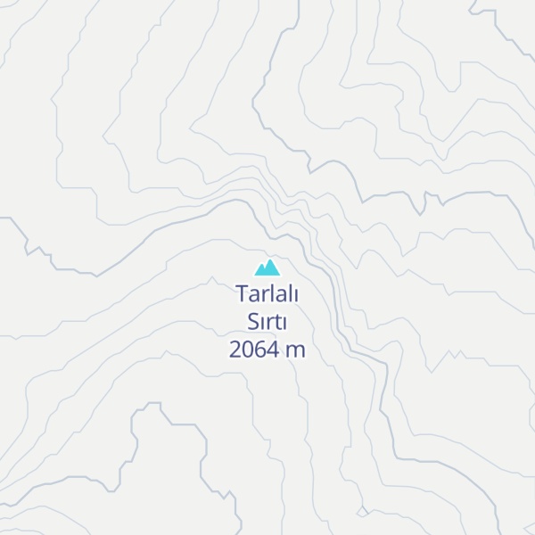 Map of Tarlalı Sırtı