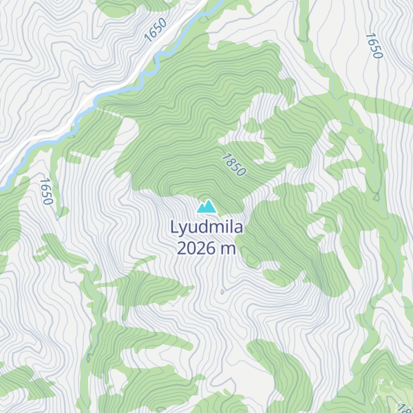 Map of Lyudmila