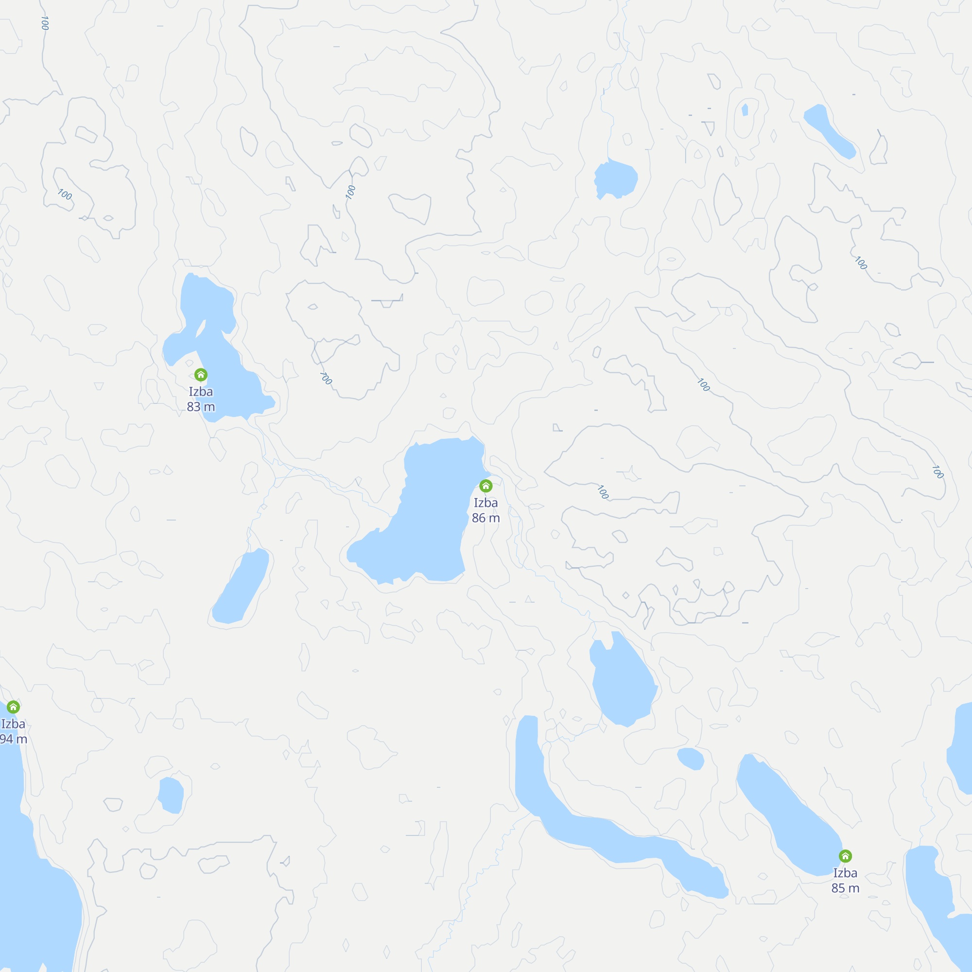 Izba map