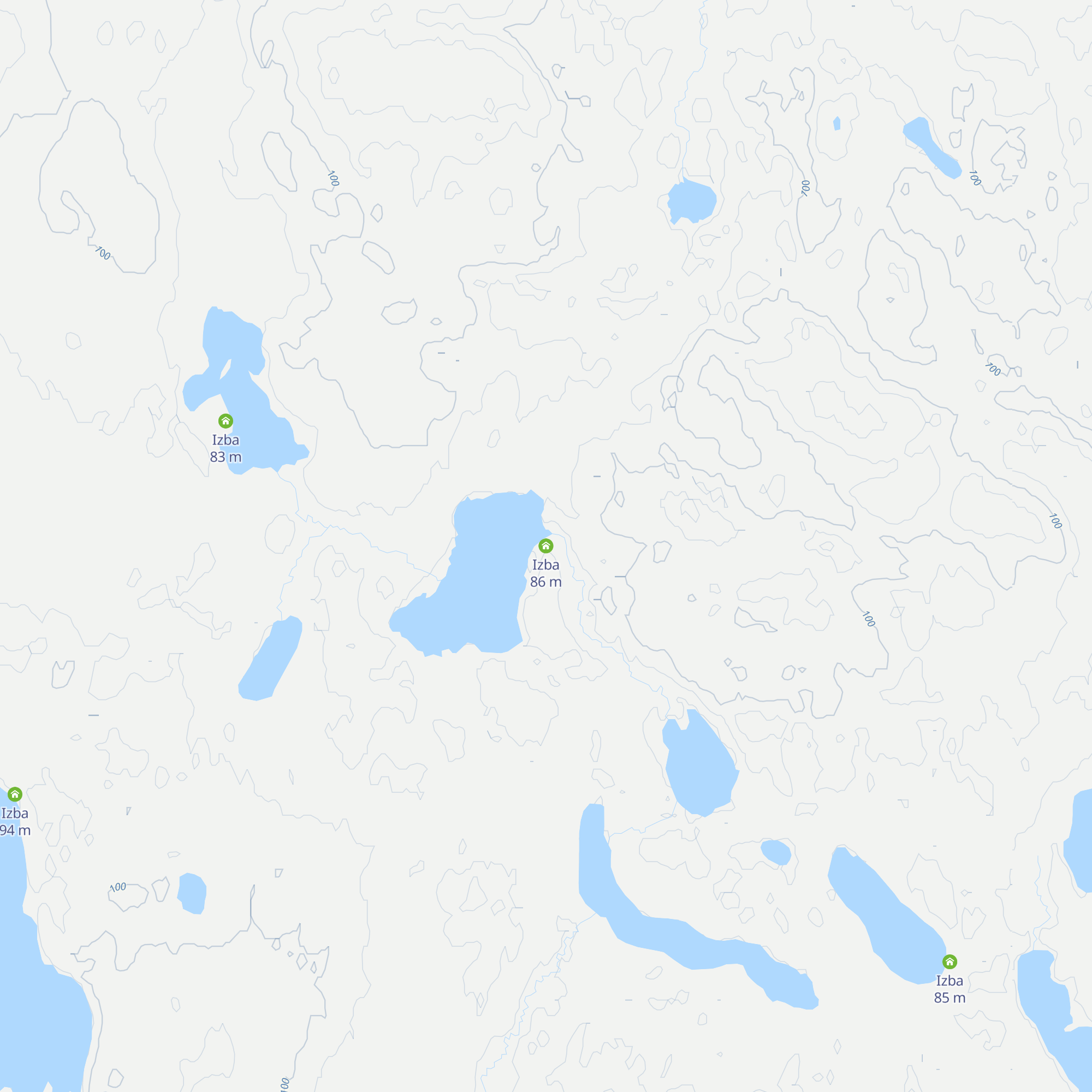 Izba map