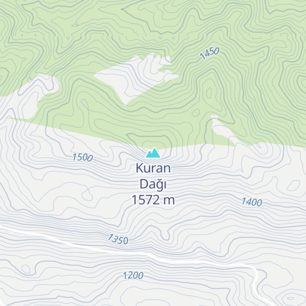 Map of Kuran Dağı
