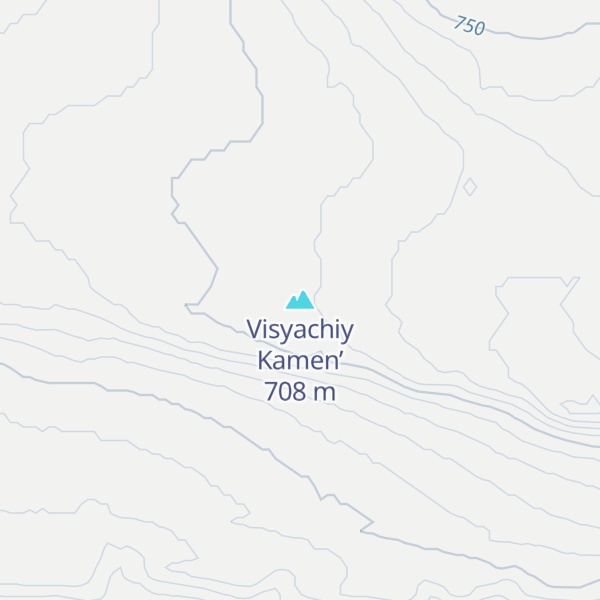 Map of Visyachiy Kamen’