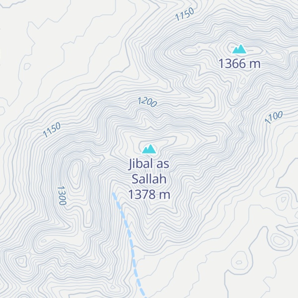 Map of Jibal as Sallah