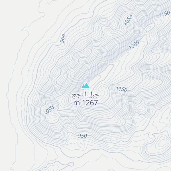 Map of جبل النجج