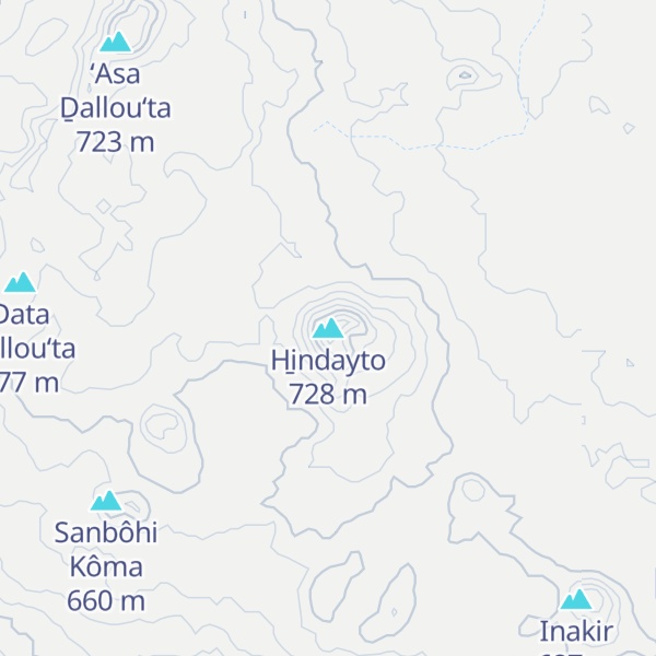 Map of H̱indayto