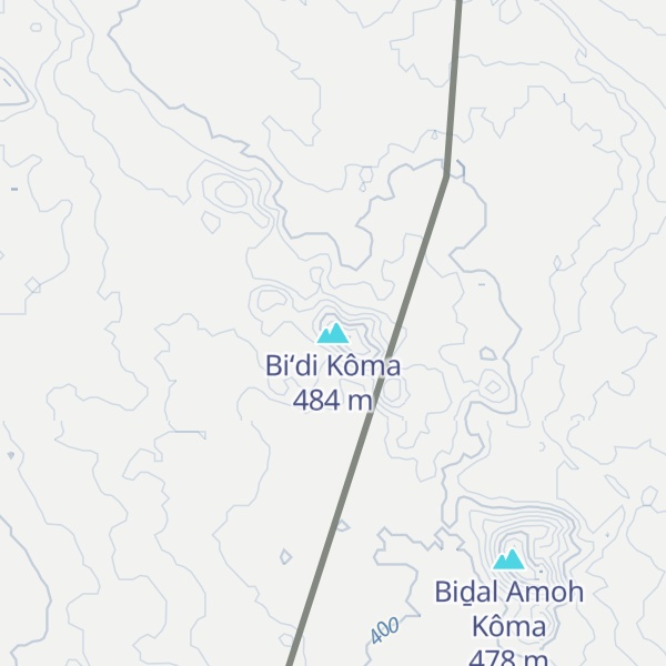 Map of Bi‘di Kôma