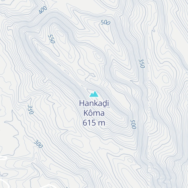 Map of Hankaḏi Kôma