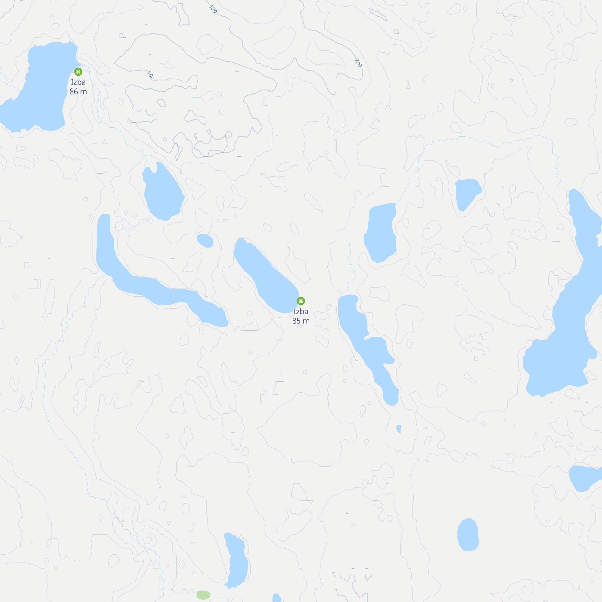 Izba map