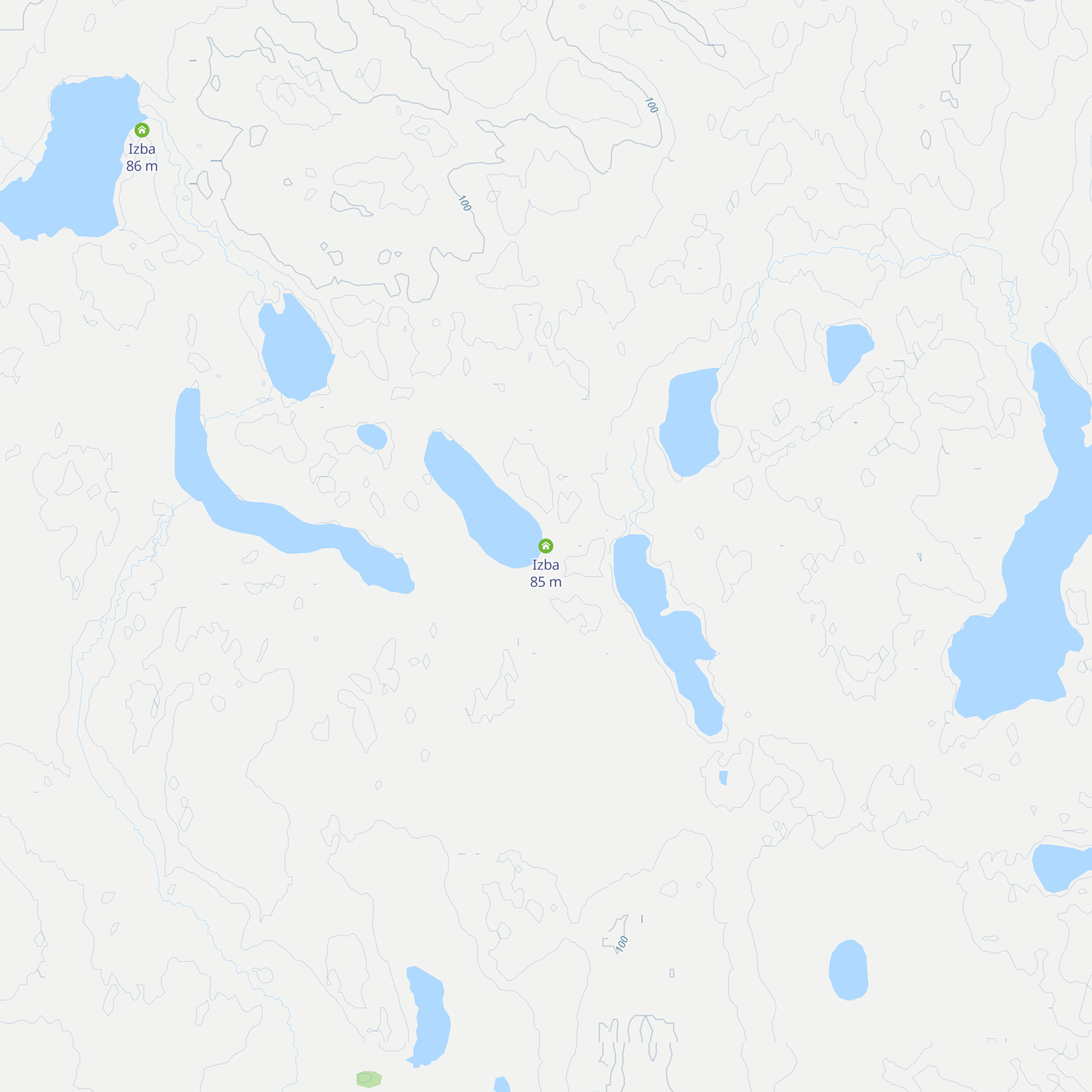 Izba map