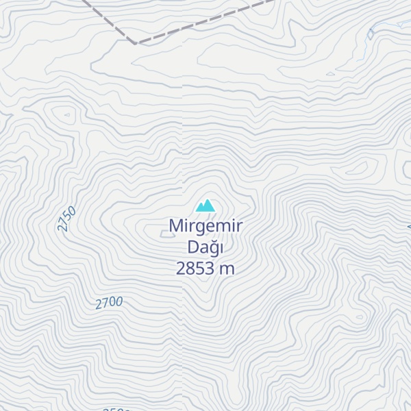 Map of Mirgemir Dağı