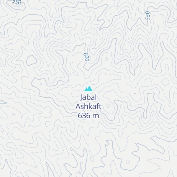 Map of Jabal Ashkaft