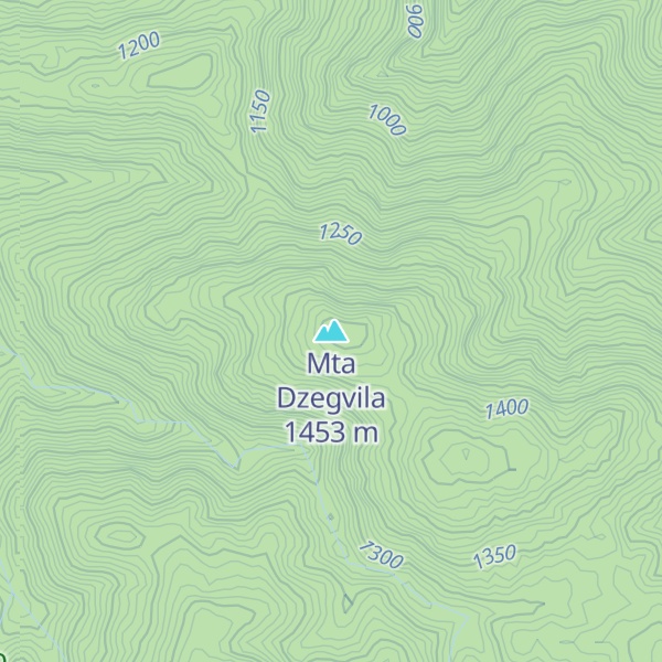 Map of Mta Dzegvila