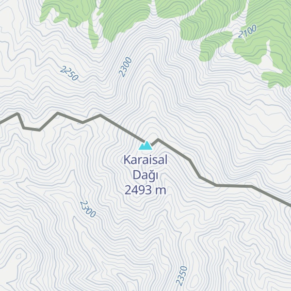 Map of Karaisal Dağı