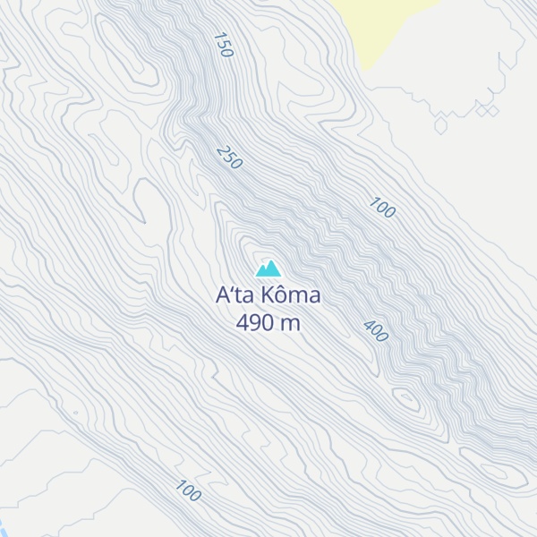 Map of A‘ta Kôma