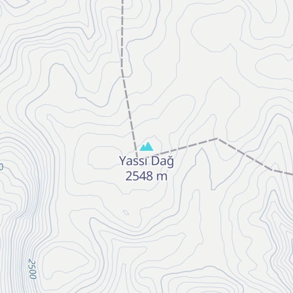 Map of Yassı Dağ