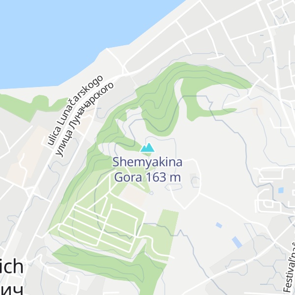 Map of Shemyakina Gora
