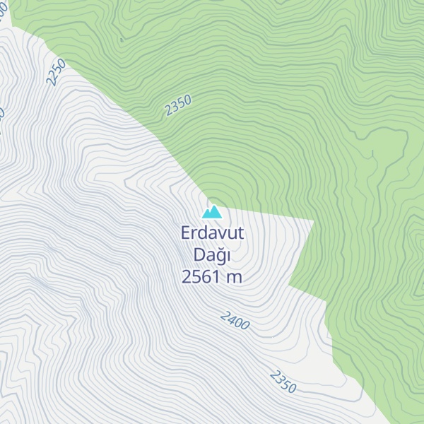 Map of Erdavut Dağı