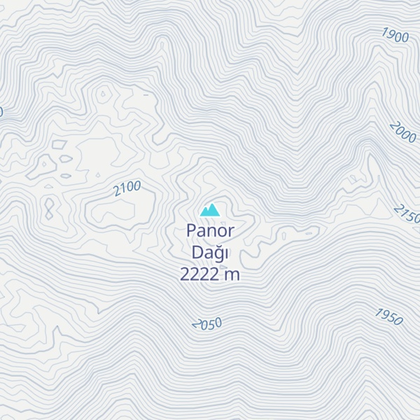 Map of Panor Dağı