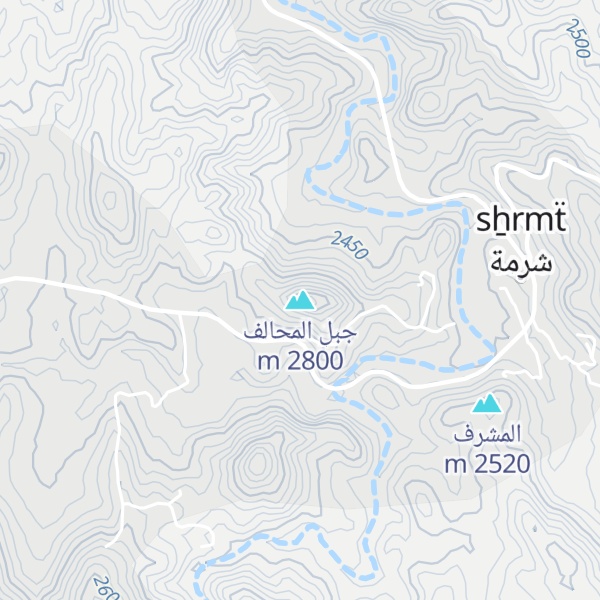 Map of جبل المحالف