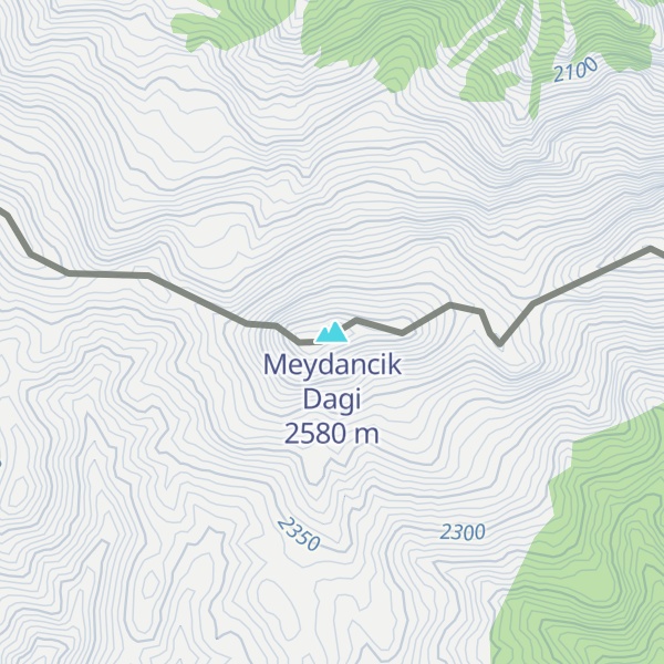 Map of Meydancik Dagi