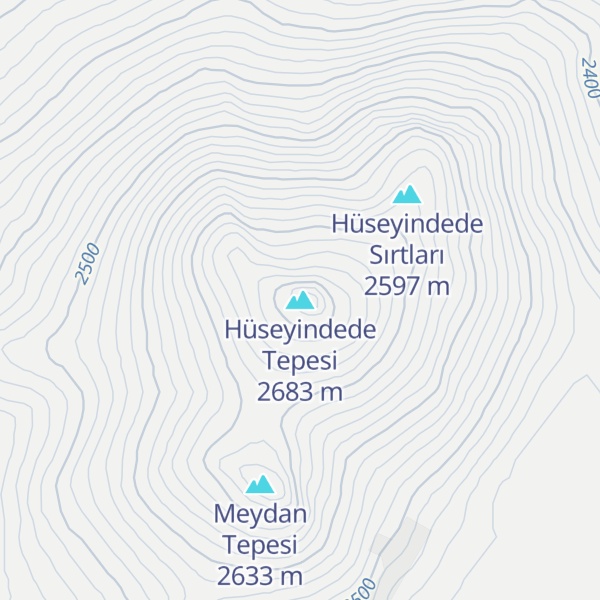 Map of Hüseyindede Tepesi