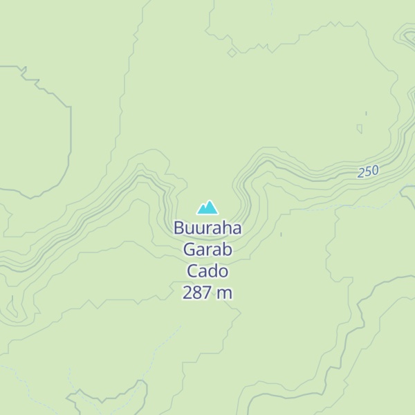 Map of Buuraha Garab Cado