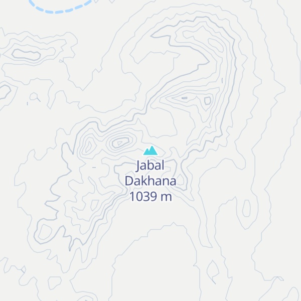 Map of Jabal Dakhana