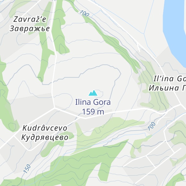 Map of Ilina Gora