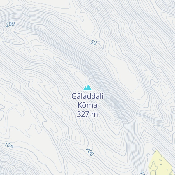 Map of Gâladdali Kôma