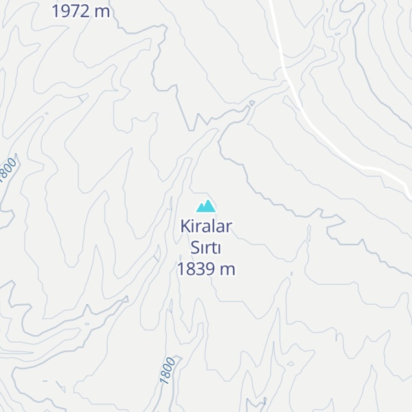 Map of Kiralar Sırtı