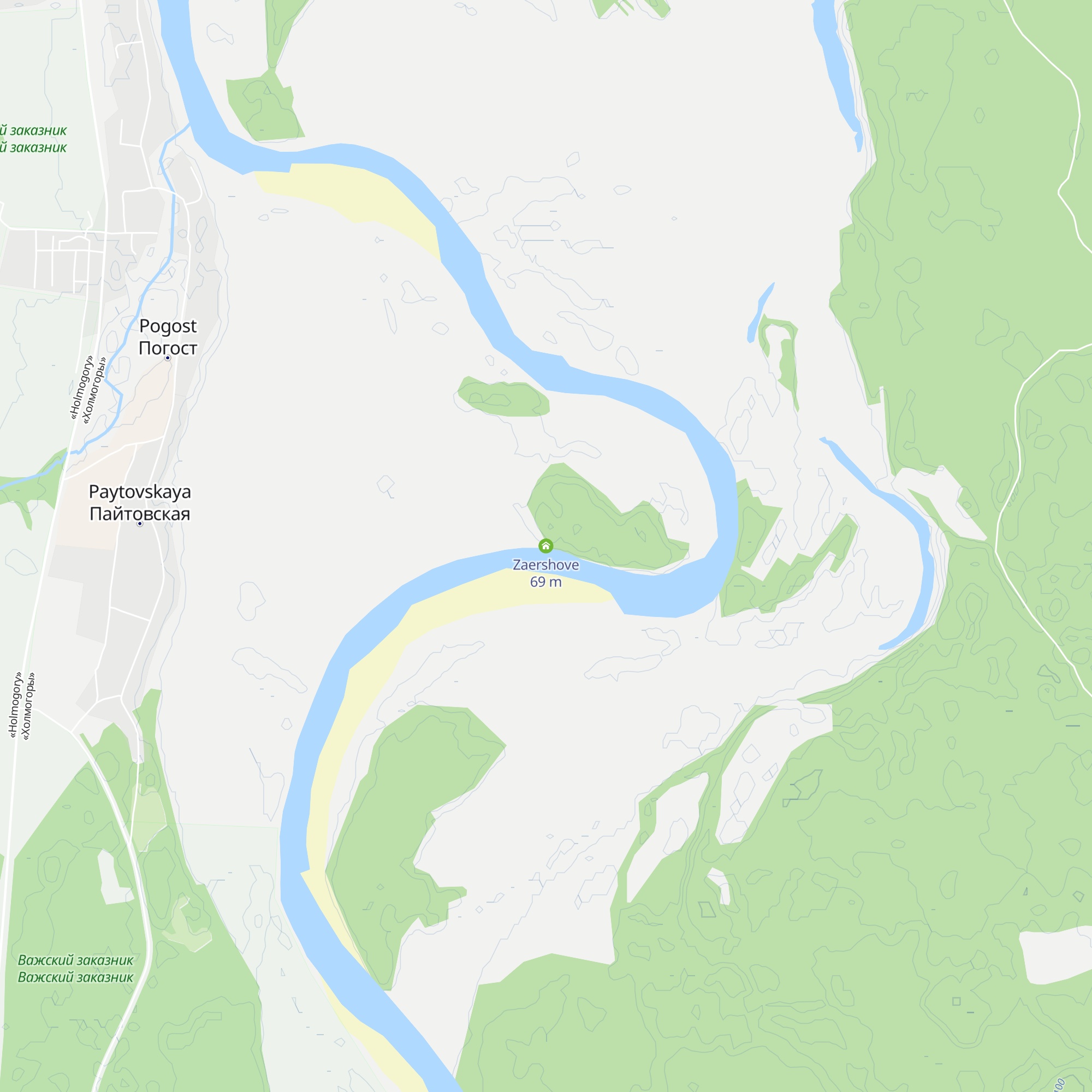 Zaershove map
