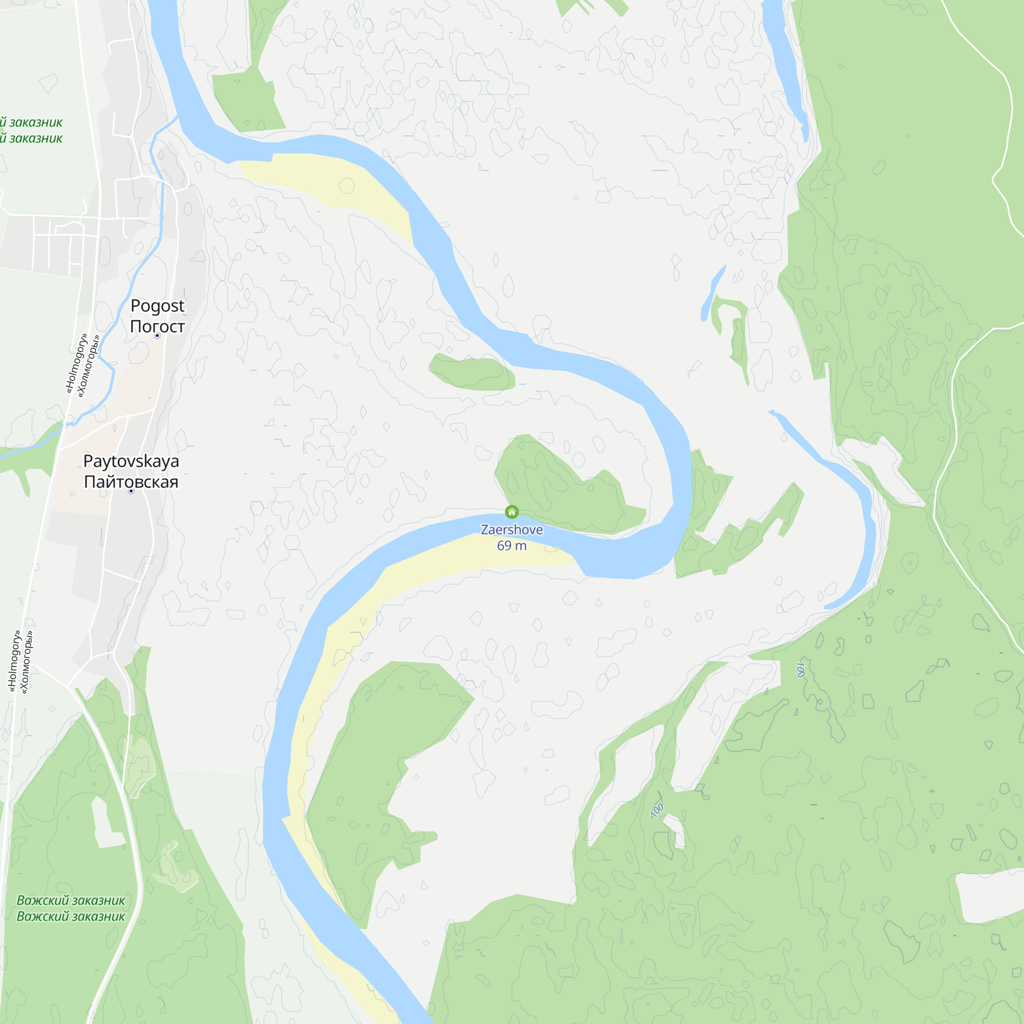 Zaershove map
