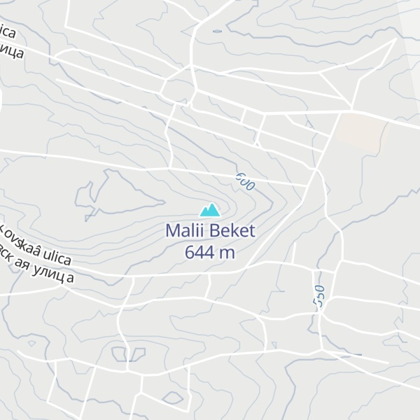 Map of Malii Beket