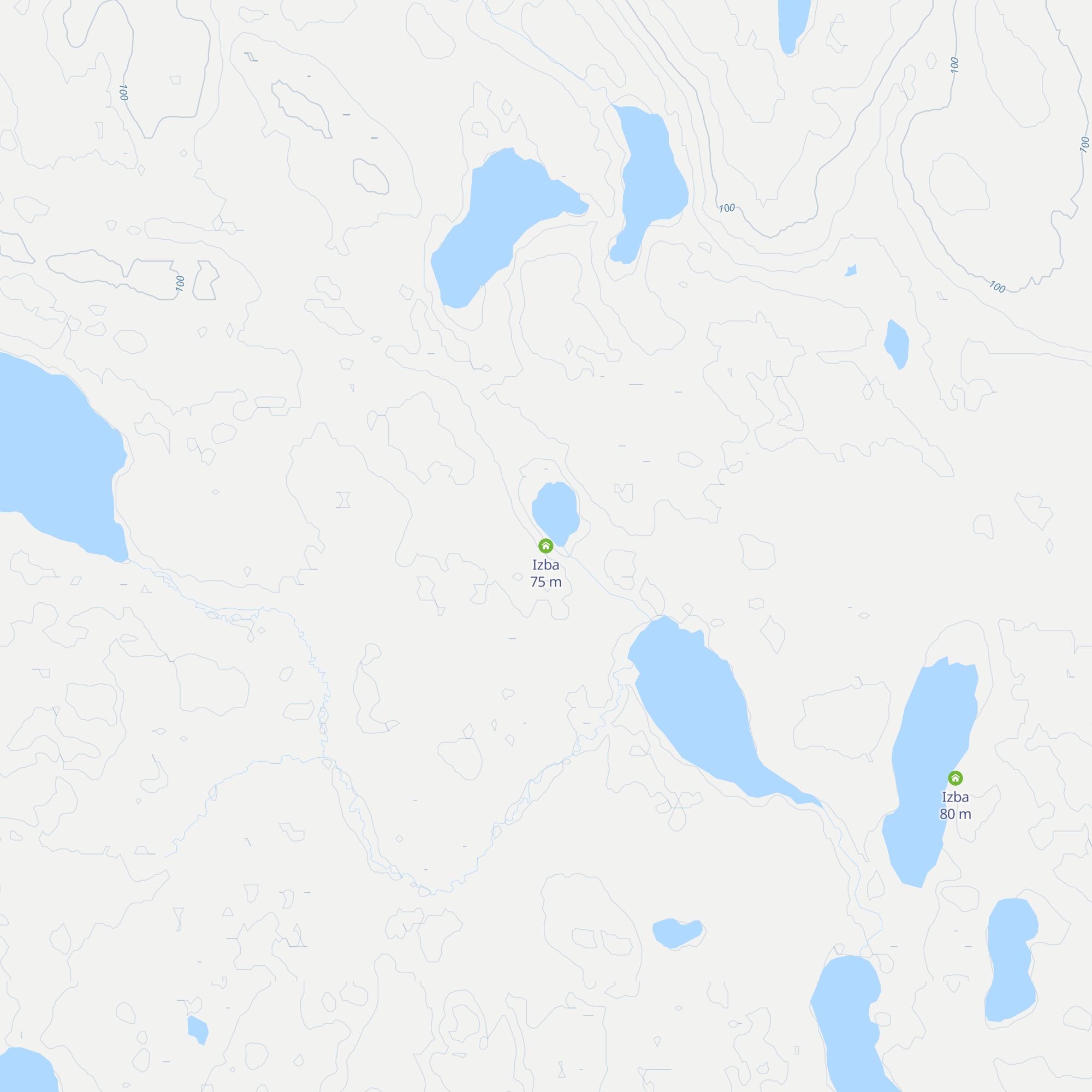 Izba map