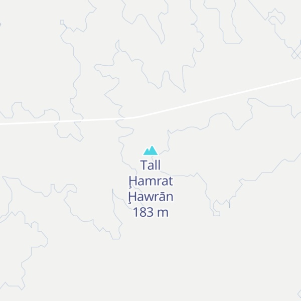 Map of Tall Ḩamrat Ḩawrān