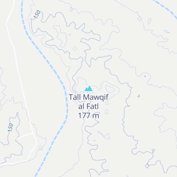 Map of Tall Mawqif al Fatl