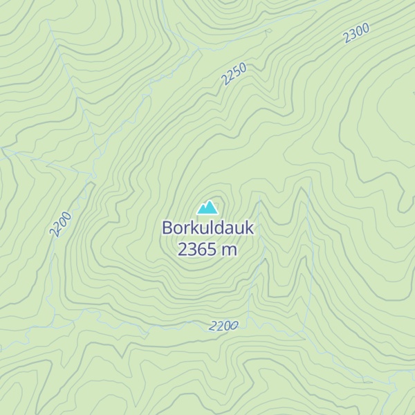 Map of Borkuldauk