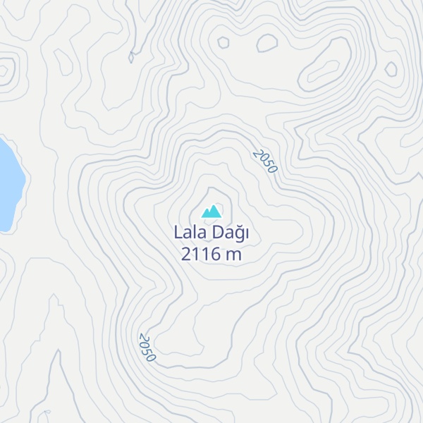 Map of Lala Dağı
