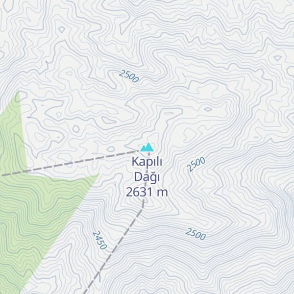 Map of Kapılı Dağı