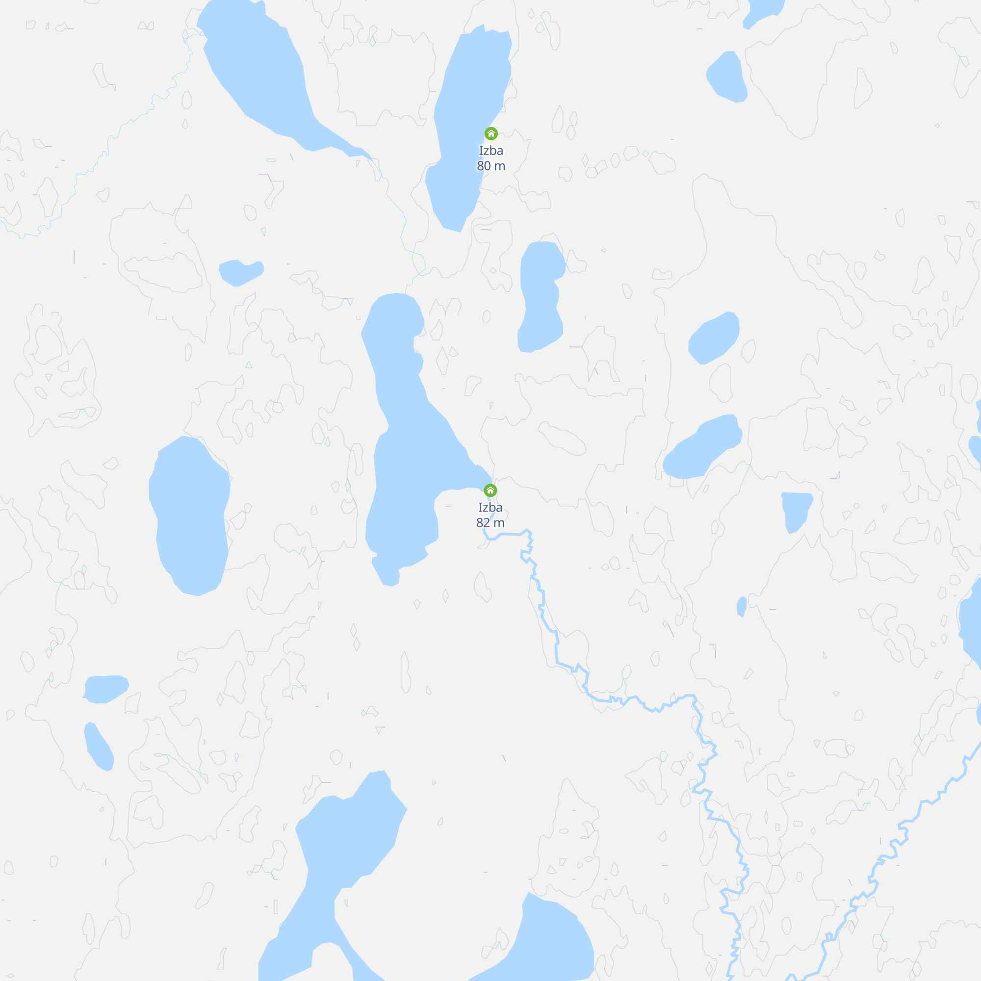 Izba map