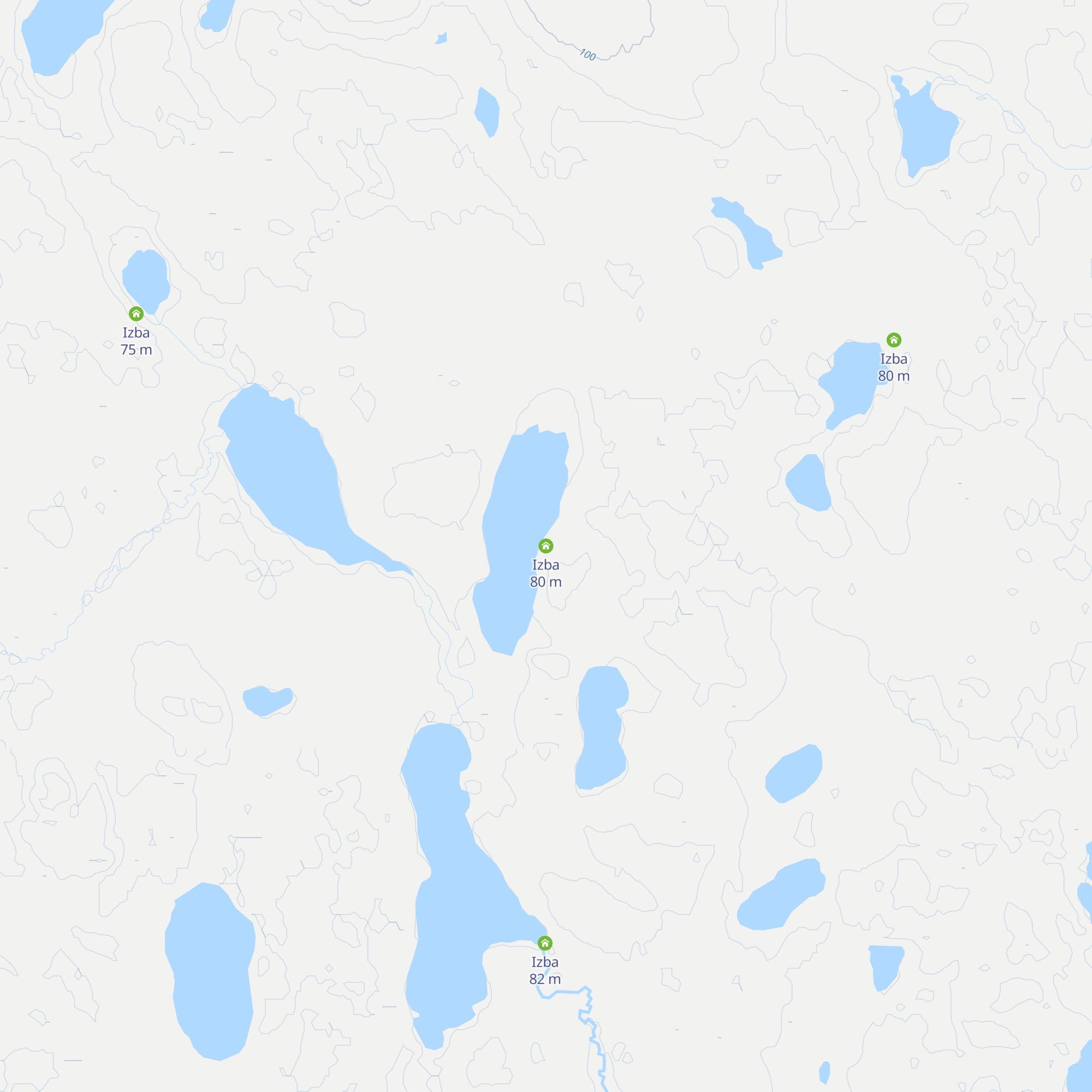 Izba map
