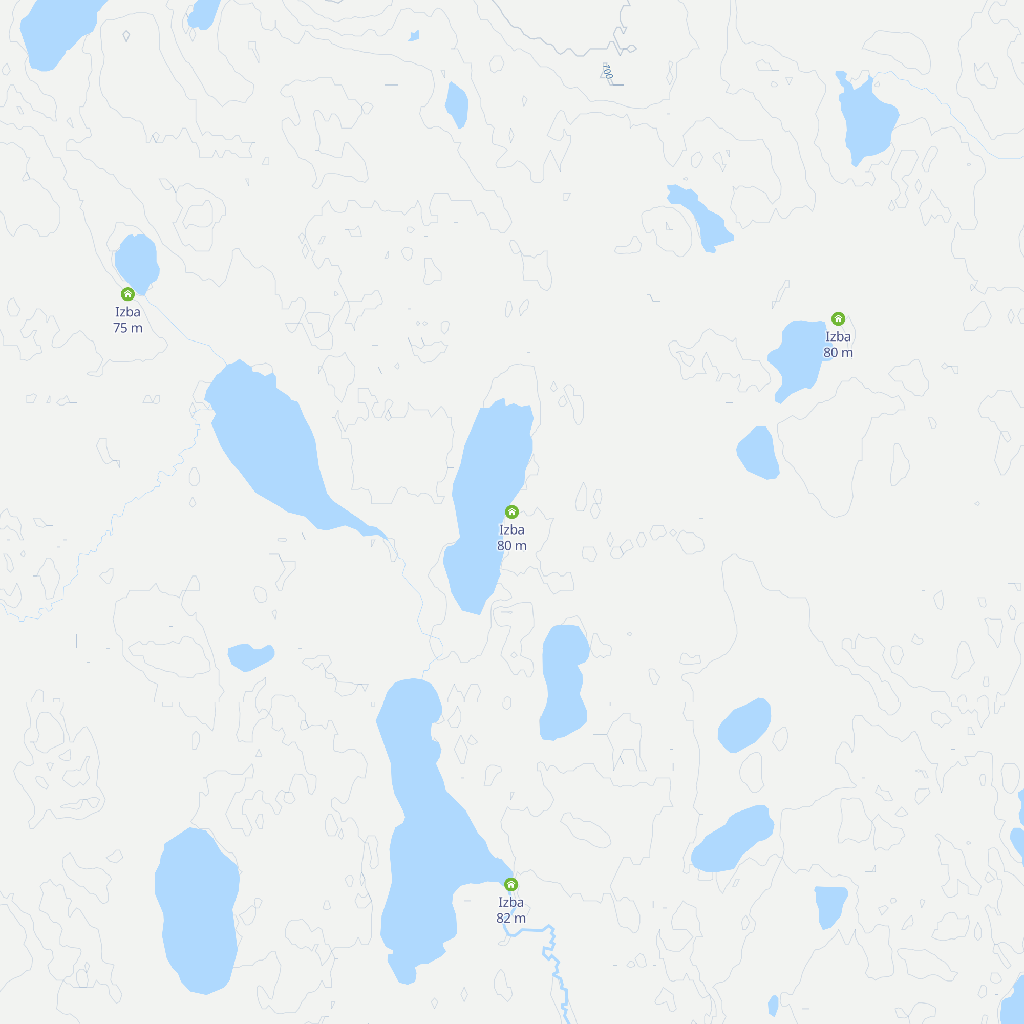 Izba map